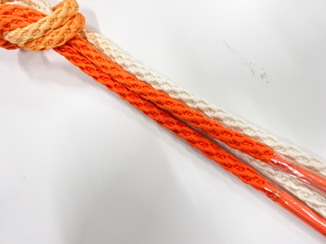 未使用品　正絹　手組帯締め